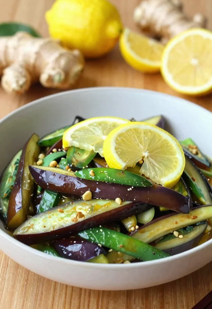 18 Eggplant Stir Fry Recipes That Are Simple And Flavorful - 5. Lemon Ginger Eggplant Stir Fry 1