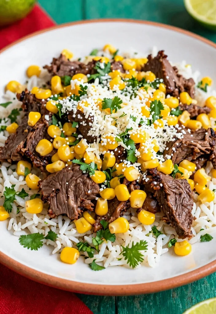 18 Flank Steak Stir Fry Recipes That Stay Tender - 10. Mexican Street Corn Flank Steak Stir Fry 1
