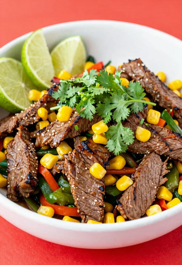 18 Flank Steak Stir Fry Recipes That Stay Tender - 18. Cilantro Lime Flank Steak Stir Fry 1
