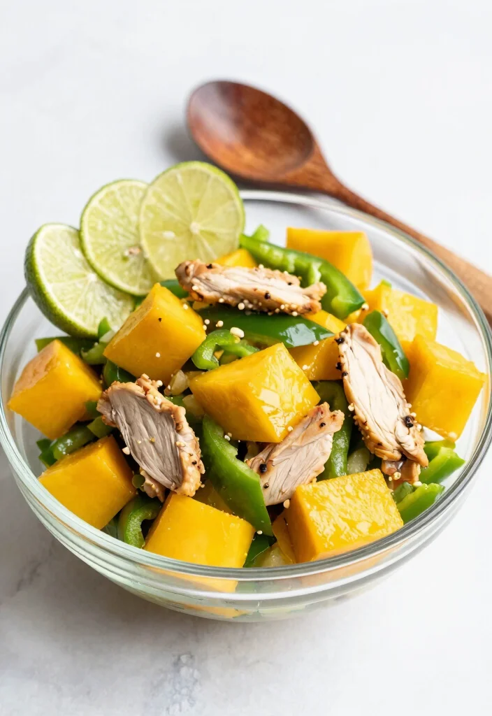 18 Gluten-Free Dairy-Free Meal Prep Recipes for Busy Families - 10. Mango Chicken Salad 1