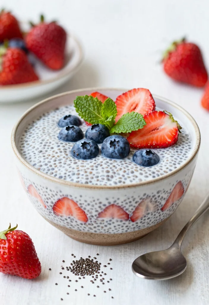 18 Gluten-Free Dairy-Free Meal Prep Recipes for Busy Families - 15. Berry Chia Seed Pudding 1