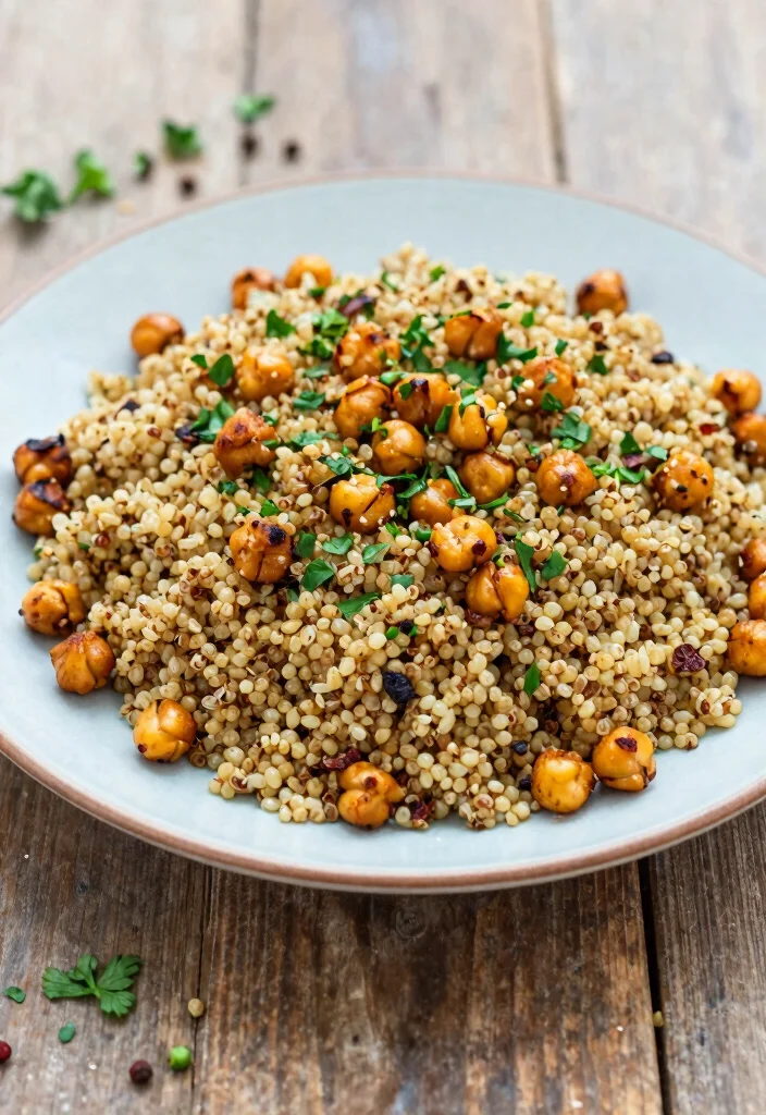 18 Gluten-Free Dairy-Free Meal Prep Recipes for Busy Families - 16. Spiced Quinoa and Roasted Chickpeas 1