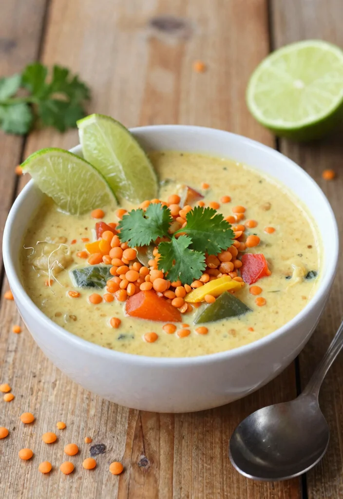 18 Gluten-Free Dairy-Free Meal Prep Recipes for Busy Families - 4. Coconut Curry Lentil Soup 1