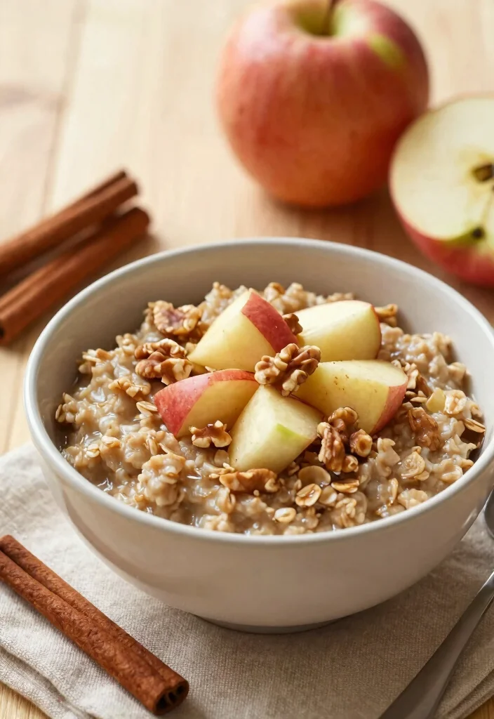 18 Healthy Vegan Meal Prep Recipes for Busy Professionals - 15. Apple Cinnamon Oatmeal 1