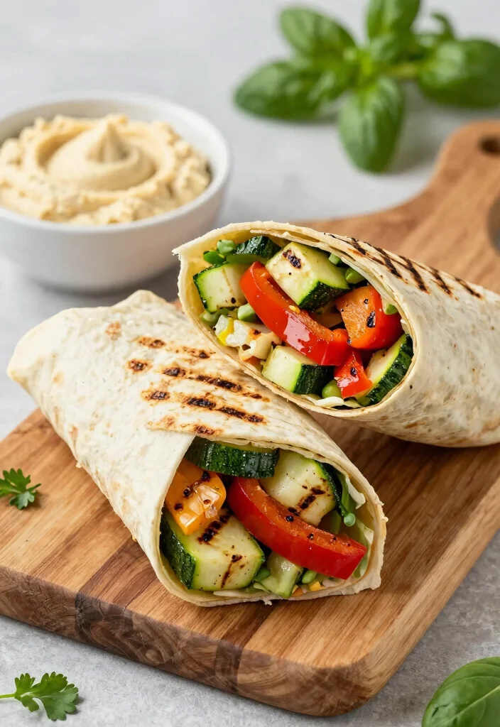 18 Healthy Vegan Meal Prep Recipes for Busy Professionals - 16. Grilled Veggie Wraps 1