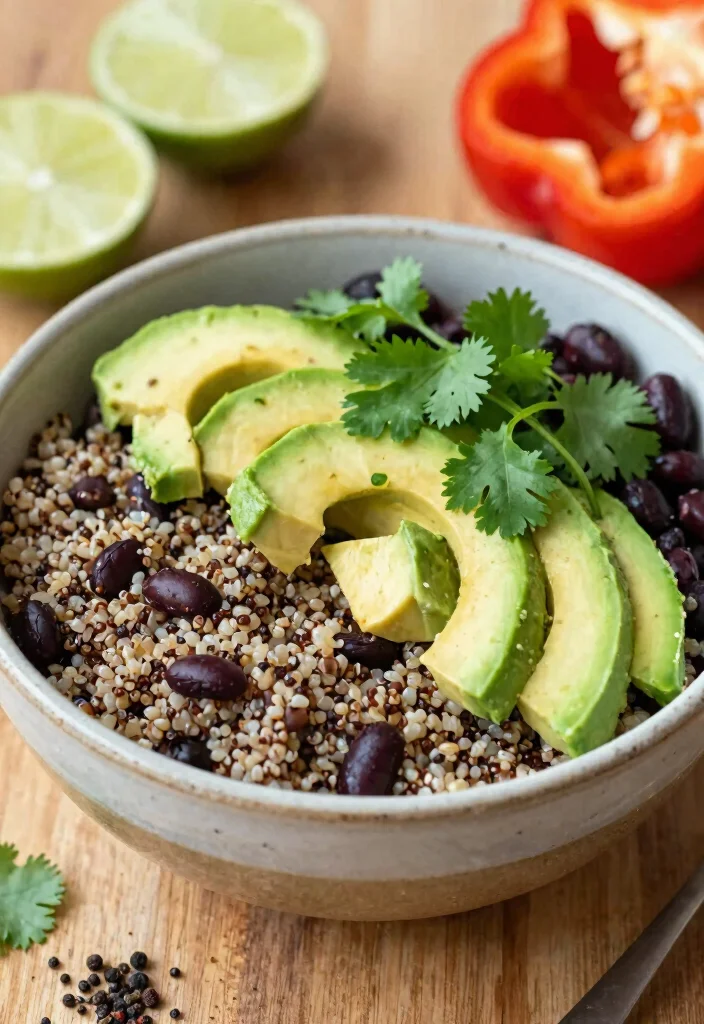 18 High Protein Vegetarian Meal Prep Recipes for Athletes - 1. Protein-Packed Quinoa and Black Bean Bowls 1