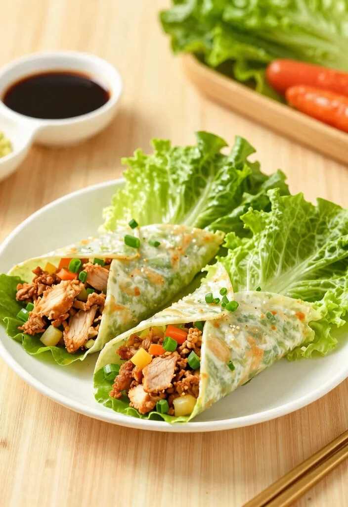 18 Keto Meal Prep Recipes for the Week - 14. Asian Chicken Lettuce Wraps 1