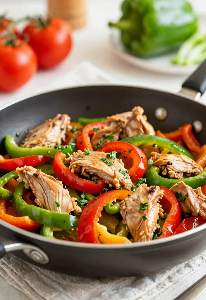 18 Leftover Turkey Stir Fry Recipes For Quick Weeknight Meals - 15. Turkey and Bell Pepper Stir Fry 1