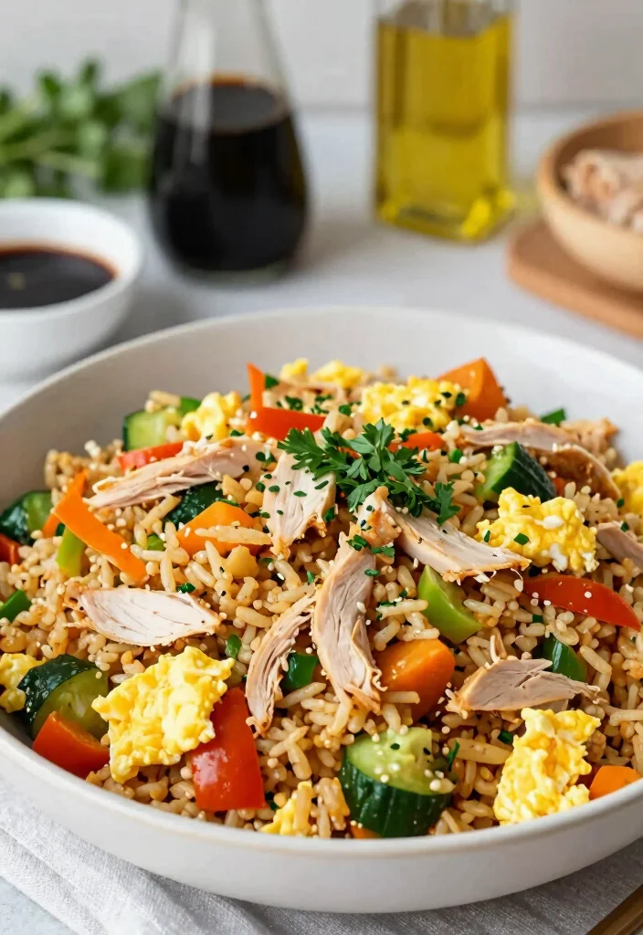 18 Leftover Turkey Stir Fry Recipes For Quick Weeknight Meals - 6. Turkey Fried Rice Stir Fry 1