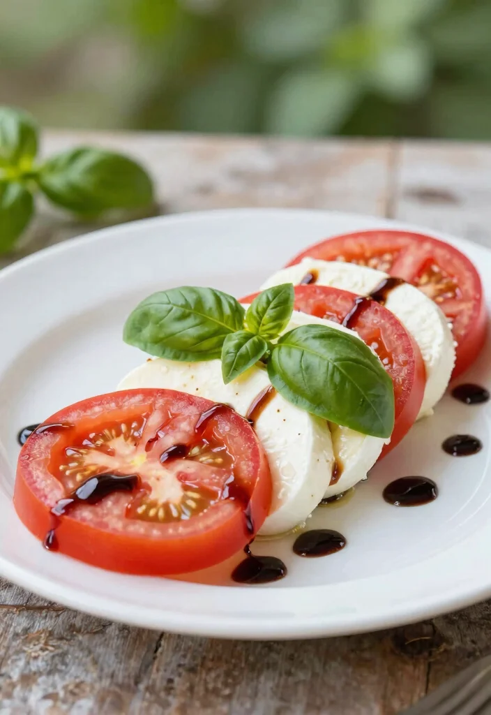 18 Mediterranean Diet Meal Prep Recipes for the Week - 10. Caprese Salad with Balsamic Glaze 1