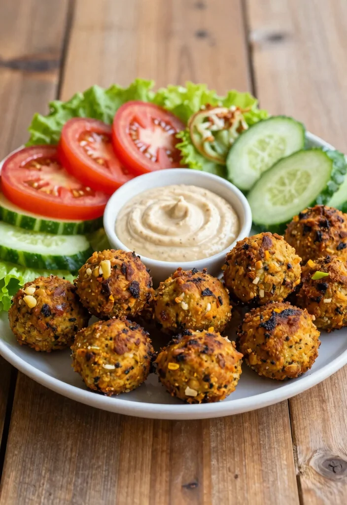 18 Mediterranean Diet Meal Prep Recipes for the Week - 14. Baked Falafel 1