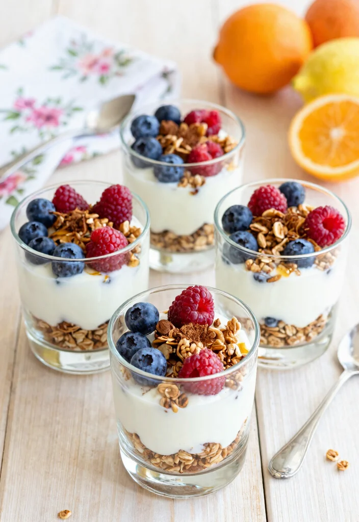 18 Mediterranean Diet Meal Prep Recipes for the Week - 4. Greek Yogurt Parfaits 1