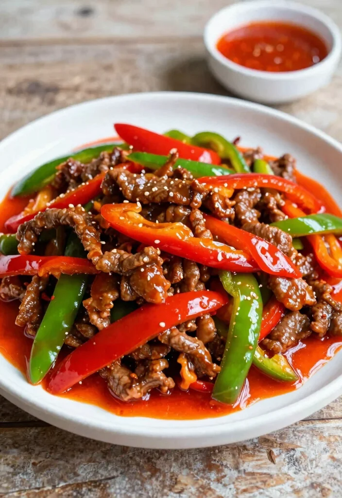 18 Pepper Steak Stir Fry Recipes With Bell Peppers - 12. Sweet and Sour Pepper Steak Stir Fry 1