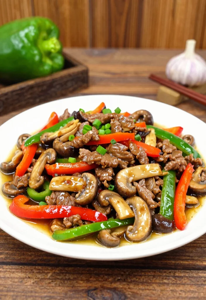18 Pepper Steak Stir Fry Recipes With Bell Peppers - 13. Pepper Steak Stir Fry with Mushrooms 1
