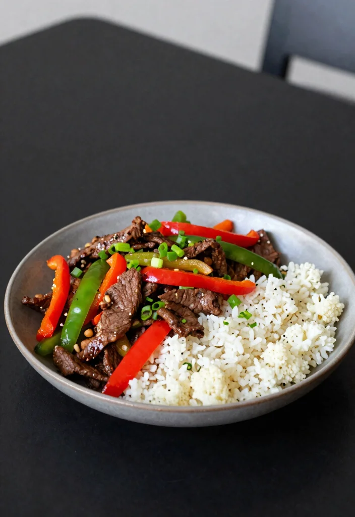 18 Pepper Steak Stir Fry Recipes With Bell Peppers - 7. Low-Carb Pepper Steak Stir Fry 1