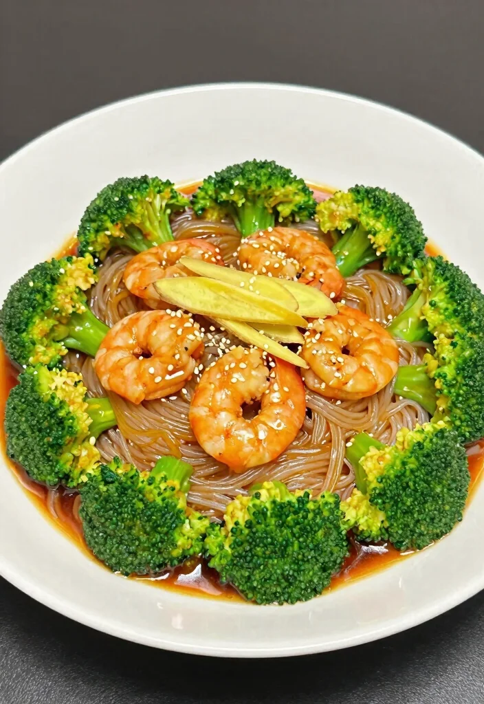 18 Shrimp Noodle Stir Fry Recipes For Quick Meals - 14. Ginger Soy Shrimp Noodles 1