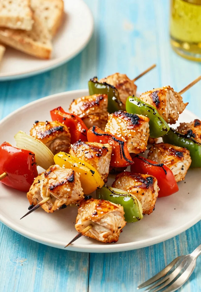 18 Teriyaki Chicken Stir Fry Recipes With Sweet Savory Sauce - 14. Teriyaki Chicken and Vegetable Skewers 1