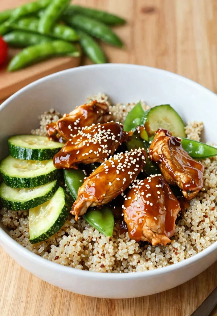 18 Teriyaki Chicken Stir Fry Recipes With Sweet Savory Sauce - 2. Healthy Teriyaki Chicken with Quinoa 1