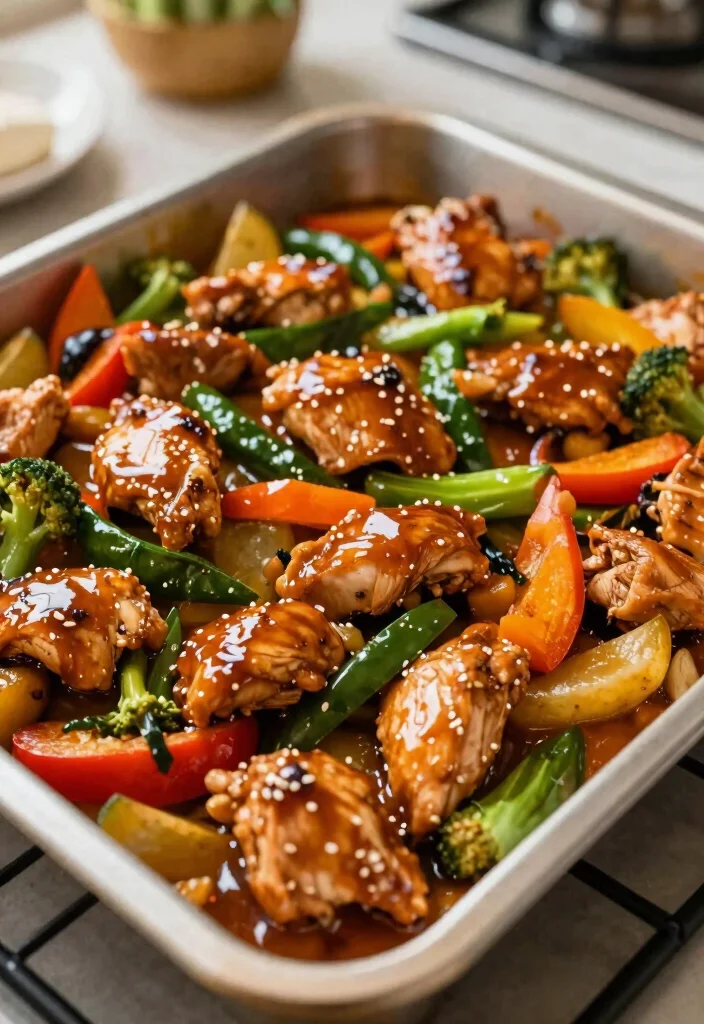 18 Teriyaki Chicken Stir Fry Recipes With Sweet Savory Sauce - 6. Baked Teriyaki Chicken Stir Fry 1