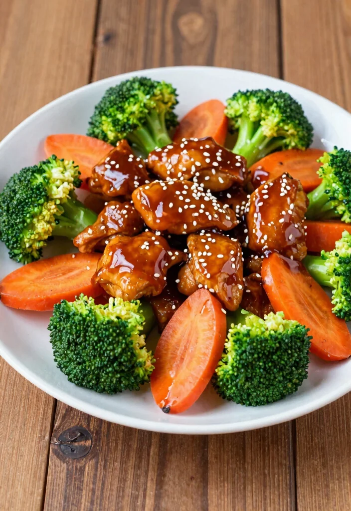 18 Teriyaki Chicken Stir Fry Recipes With Sweet Savory Sauce - 8. Teriyaki Chicken Stir Fry with Broccoli and Carrots 1