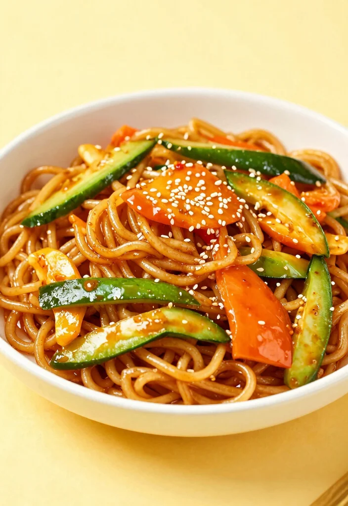 18 Teriyaki Noodle Stir Fry Recipes With Bold Flavor - 15. Sweet and Sour Teriyaki Noodle Stir Fry 1