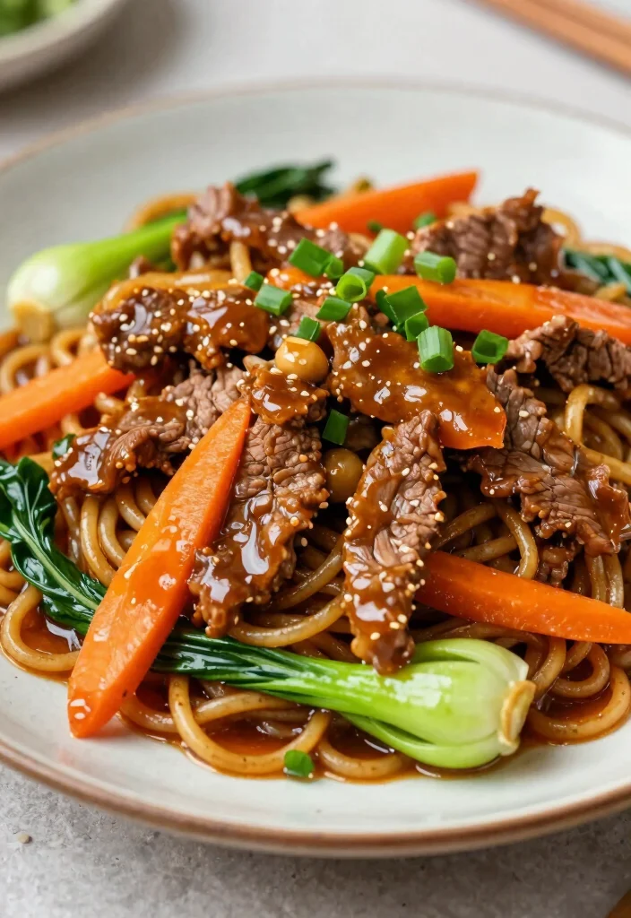 18 Teriyaki Noodle Stir Fry Recipes With Bold Flavor - 4. Beef Teriyaki Noodle Stir Fry 1