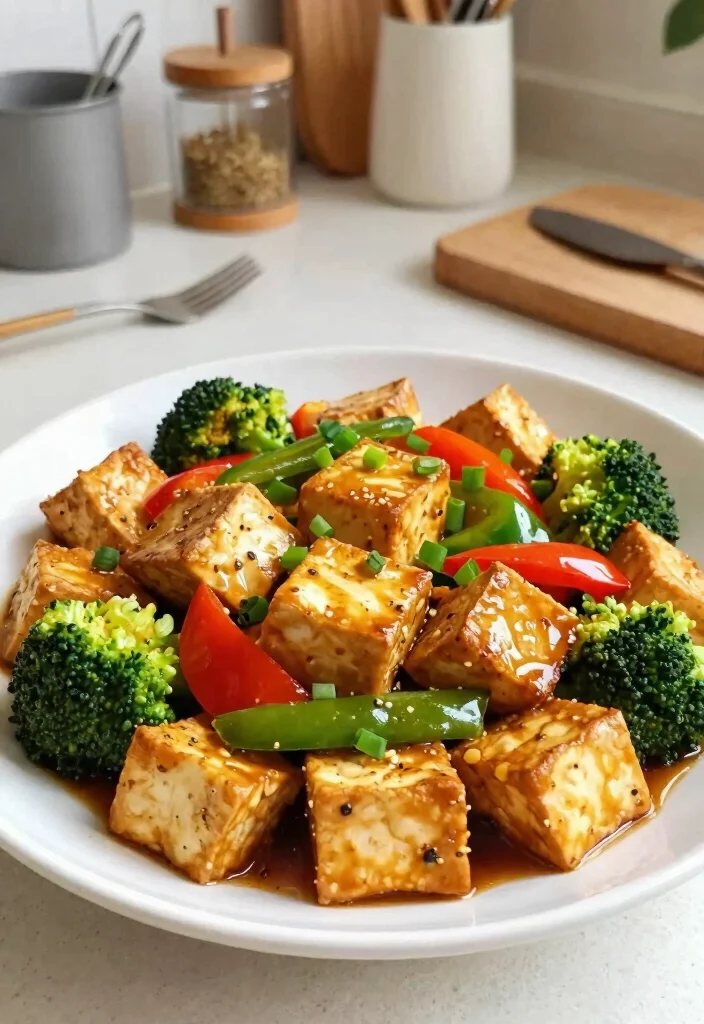 18 Tofu Veggie Stir Fry Recipes Easy And Healthy - 1. Classic Tofu Stir Fry 1
