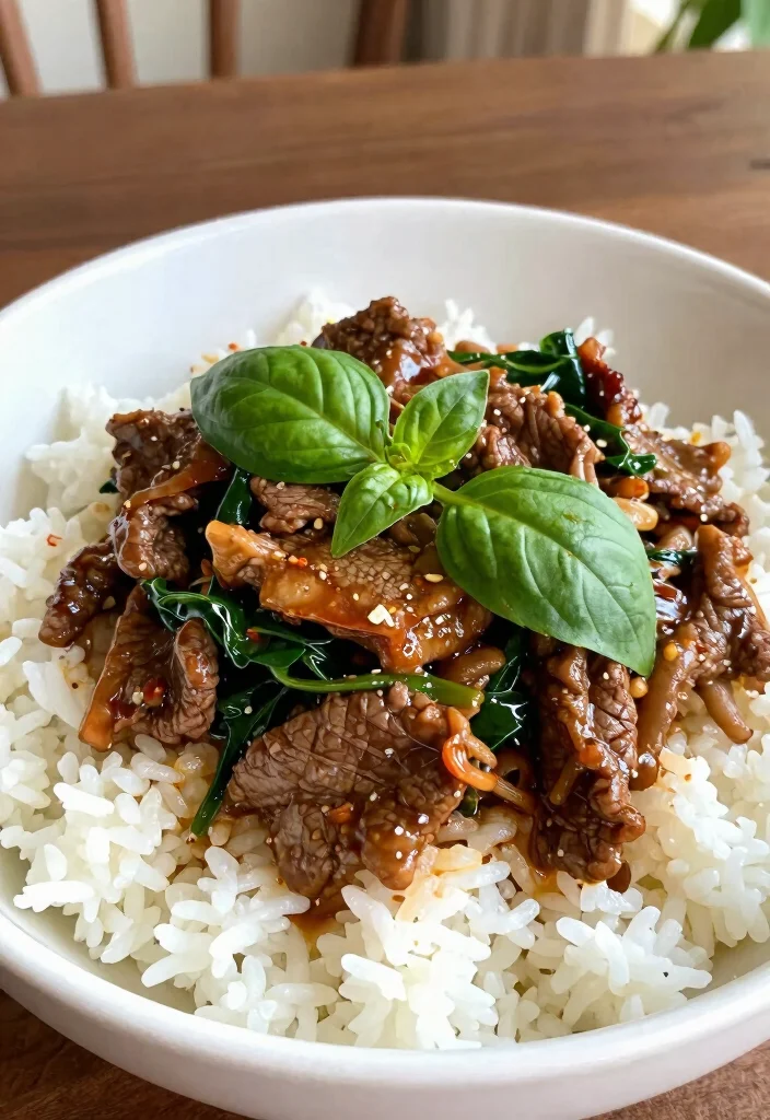 19 Beef Stir Fry Recipes For Busy Weeknights - 16. Thai Basil Beef Stir Fry 1