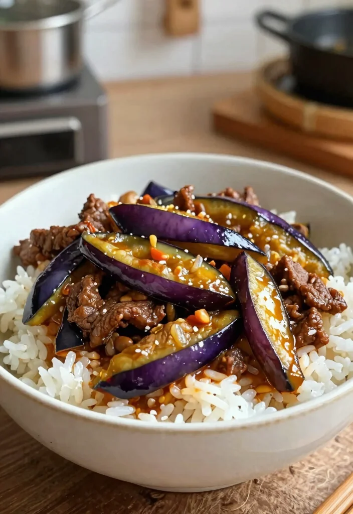 19 Beef Stir Fry Recipes For Busy Weeknights - 18. Beef and Eggplant Stir Fry 1