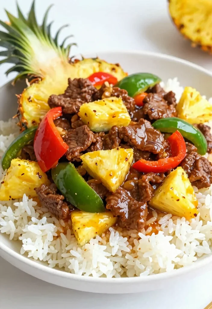 19 Beef Stir Fry Recipes For Busy Weeknights - 9. Beef and Pineapple Stir Fry 1