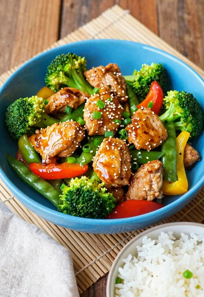 19 Chicken Stir Fry Recipes With Fresh Vegetables - 1. Honey Garlic Chicken Stir Fry 1