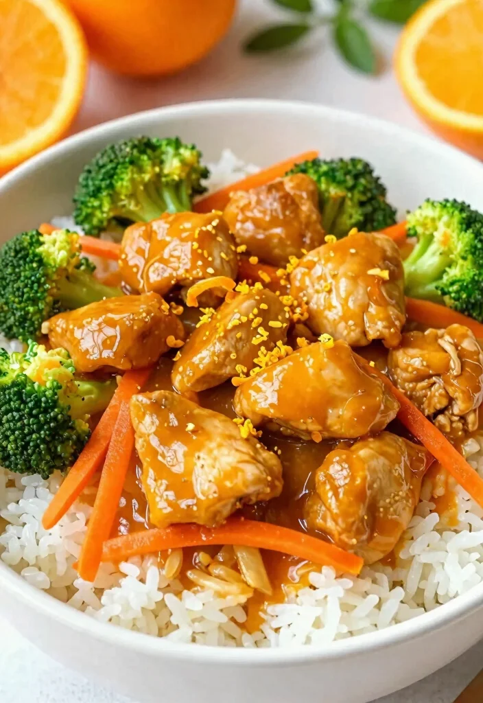 19 Chicken Stir Fry Recipes With Fresh Vegetables - 6. Orange Chicken Stir Fry 1