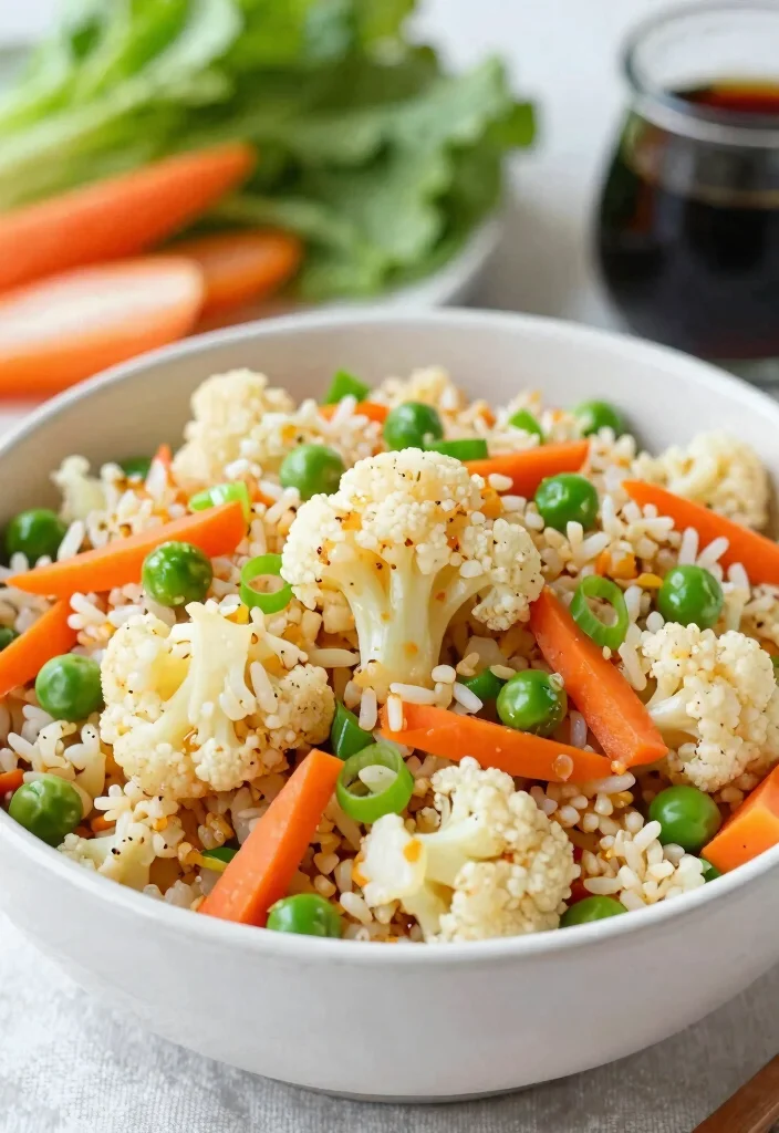 19 Healthy Stir Fry Recipes For Clean Eating At Home - 10. Cauliflower Fried Rice Stir Fry 1