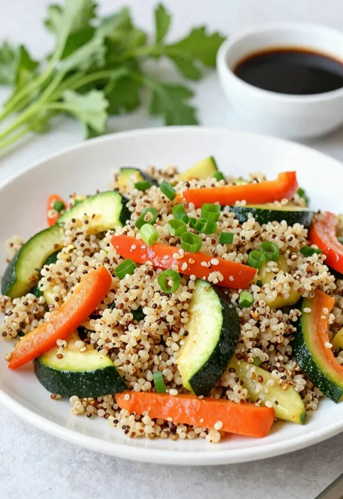 19 Healthy Stir Fry Recipes For Clean Eating At Home - 6. Quinoa Vegetable Stir Fry 1