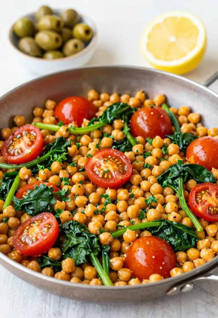 19 Healthy Stir Fry Recipes For Clean Eating At Home - 8. Mediterranean Chickpea Stir Fry 1