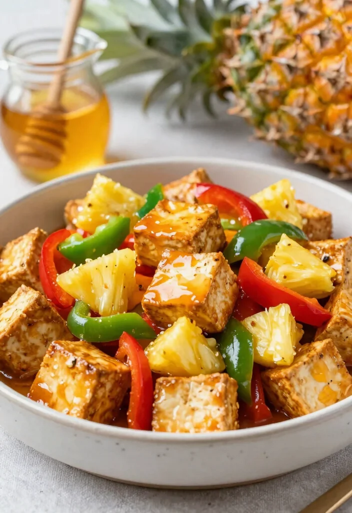 19 Healthy Stir Fry Recipes For Clean Eating At Home - 9. Sweet and Sour Tofu Stir Fry 1