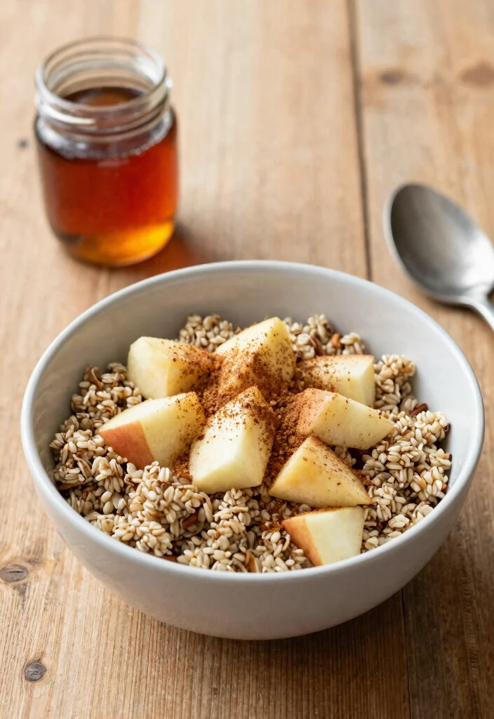 20 Breakfast Meal Prep Ideas for Busy Mornings - 11. Apple Cinnamon Overnight Quinoa 1