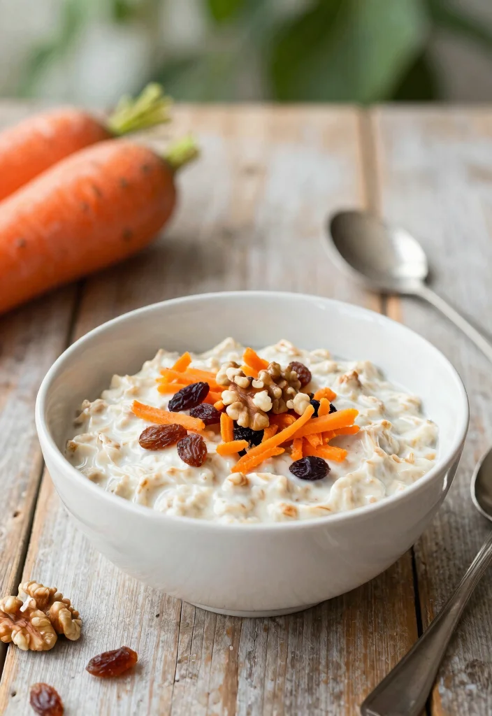 20 Breakfast Meal Prep Ideas for Busy Mornings - 17. Carrot Cake Overnight Oats 1