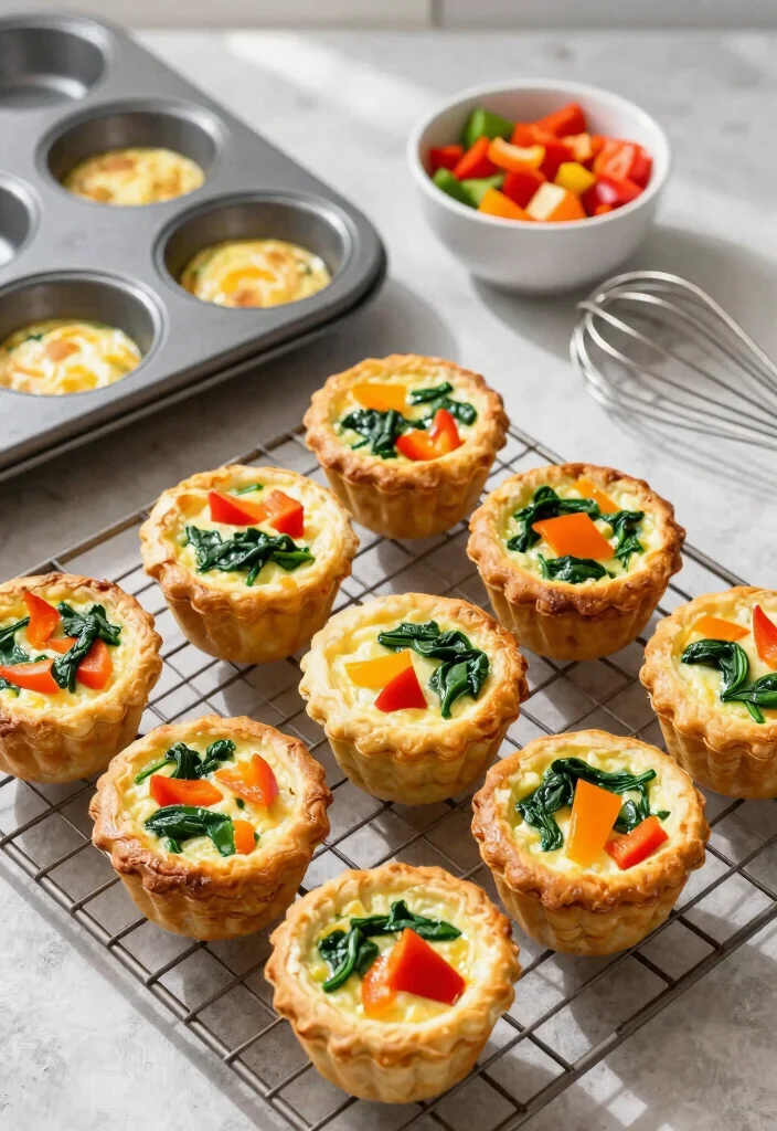 20 Breakfast Meal Prep Ideas for Busy Mornings - 2. Veggie-Packed Egg Muffins 1