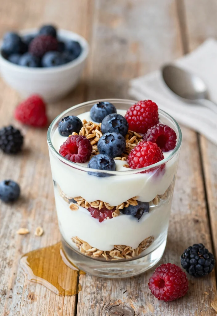 20 Breakfast Meal Prep Ideas for Busy Mornings - 3. Greek Yogurt Parfaits 1