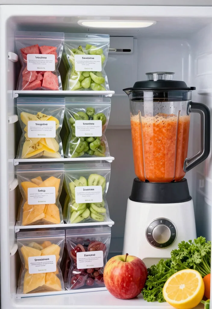 20 Breakfast Meal Prep Ideas for Busy Mornings - 5. Smoothie Packs 1