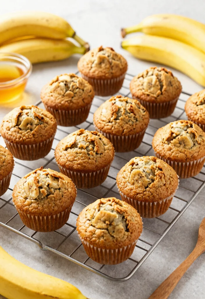 20 Breakfast Meal Prep Ideas for Busy Mornings - 7. Whole Wheat Banana Muffins 1
