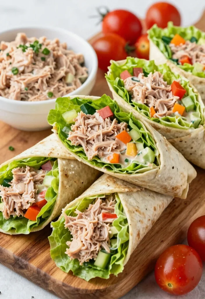 20 Bulking Meal Prep Recipes for Men: Sustainable Seafood Edition - 12. Tuna Salad Lettuce Wraps 1