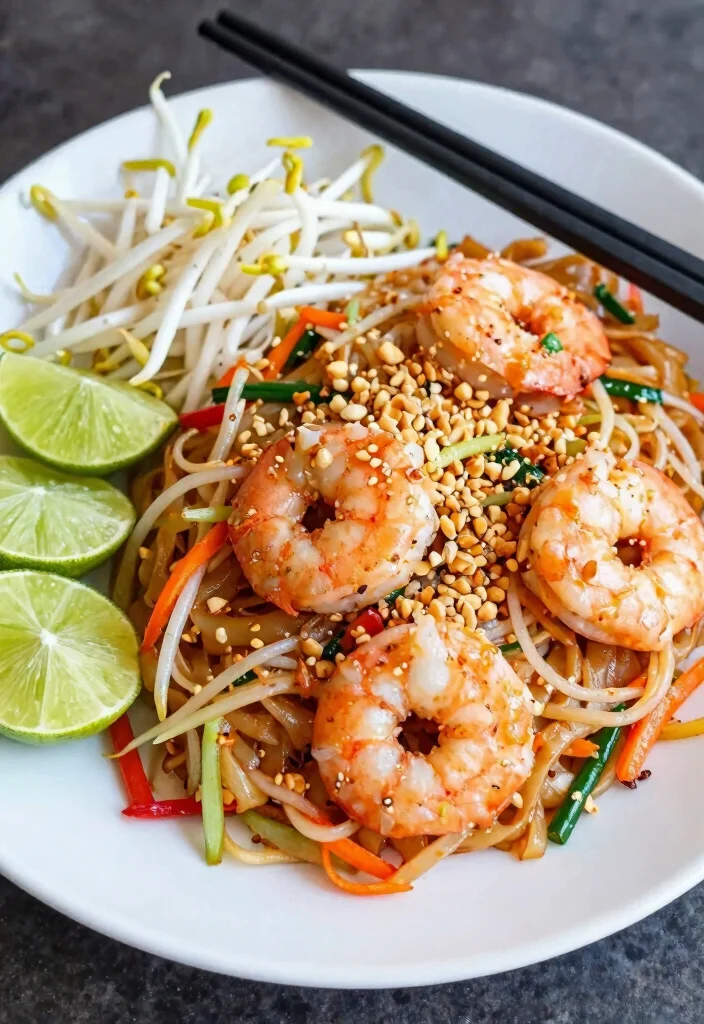 20 Bulking Meal Prep Recipes for Men: Sustainable Seafood Edition - 14. Shrimp Pad Thai 1