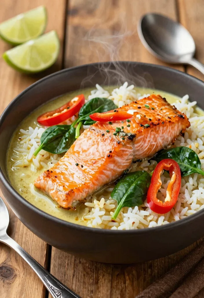 20 Bulking Meal Prep Recipes for Men: Sustainable Seafood Edition - 3. Coconut Curry Salmon 1