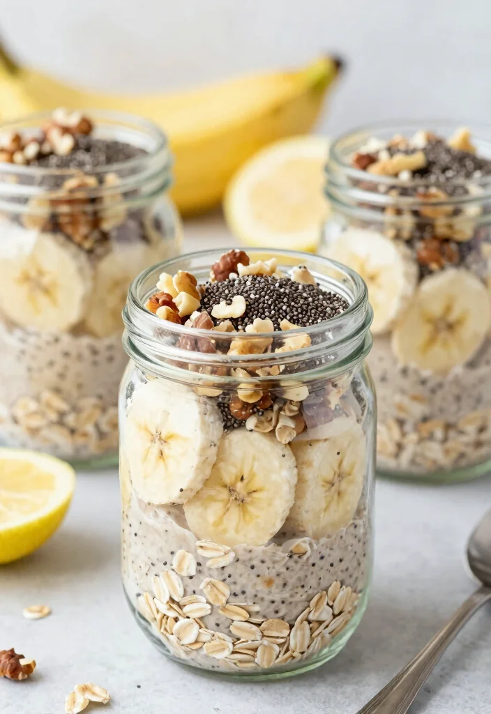 20 Cheap Meal Prep Ideas for the Week - 10. Oatmeal Jars 1