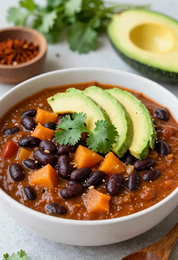 20 Cheap Meal Prep Ideas for the Week - 14. Black Bean and Sweet Potato Chili 1