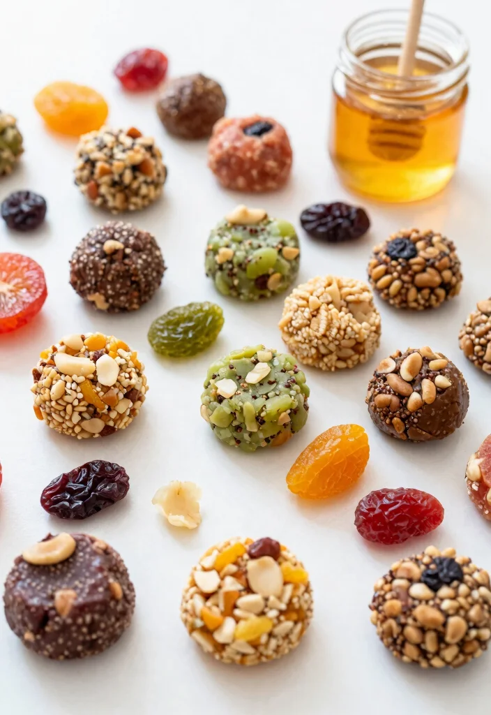 20 Cheap Meal Prep Ideas for the Week - 20. Fruit and Nut Energy Bites 1