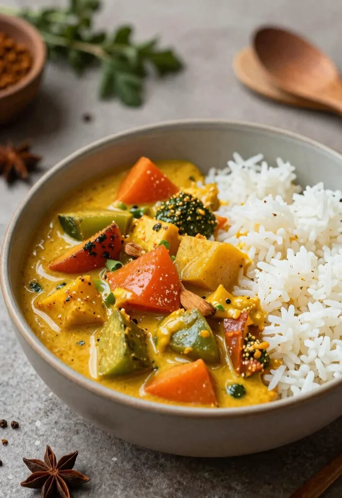 20 Cheap Meal Prep Ideas for the Week - 7. Easy Vegetable Curry 1