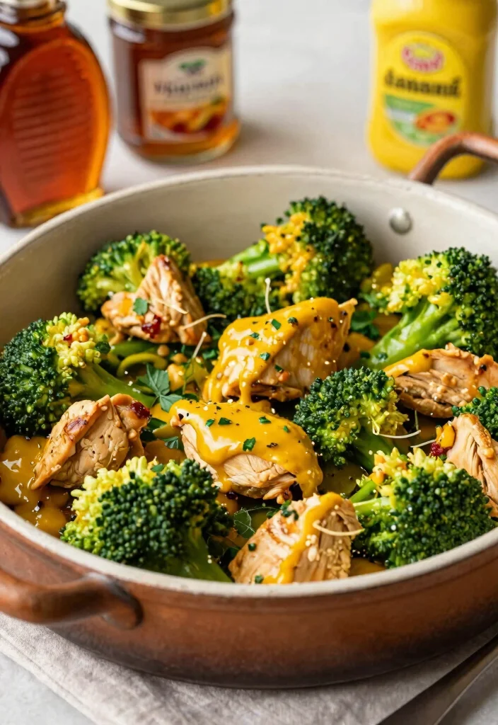 20 Chicken Broccoli Stir Fry Recipes Better Than Takeout - 18. Maple Mustard Chicken Broccoli Stir Fry 1